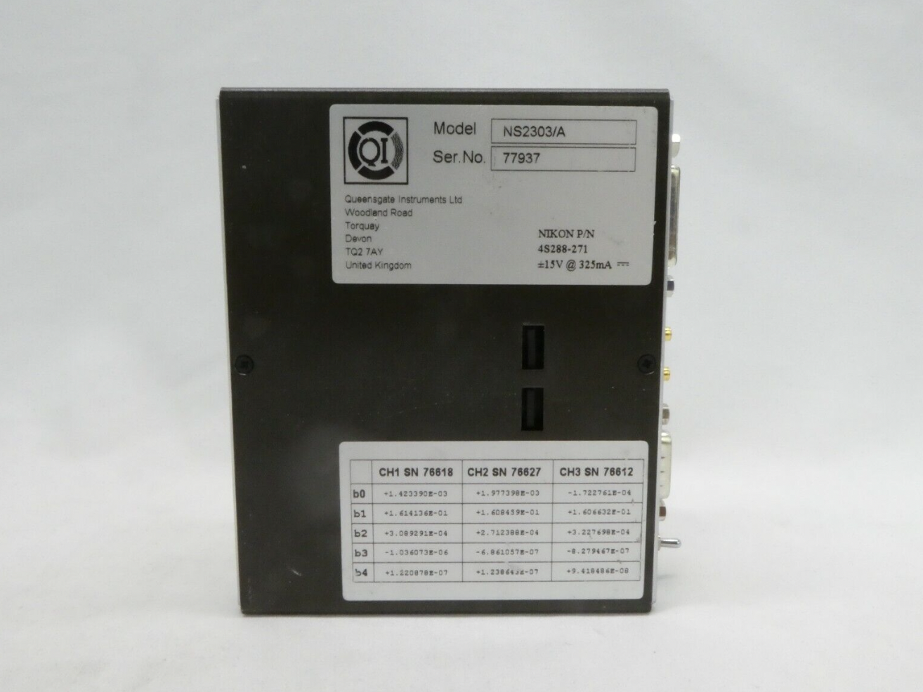 Used Queensgate NS2303/A 3-Channel Position Sensor Unit SDL Nikon 4S588-271 NSR-S307E