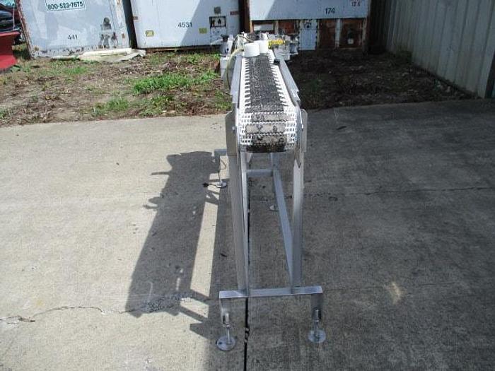 Used Conveyor, Plastic Belt, 6"W x 6' 4"L