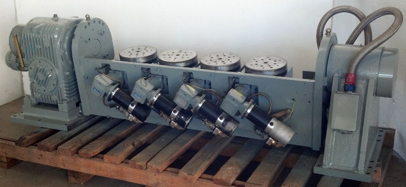 Used Custom 5-Axis CNC Trunnion Table w/ Servo Drive Motor