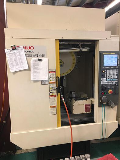 2013 Fanuc Robodrill D21MiA5 with 4th & 5th Axis