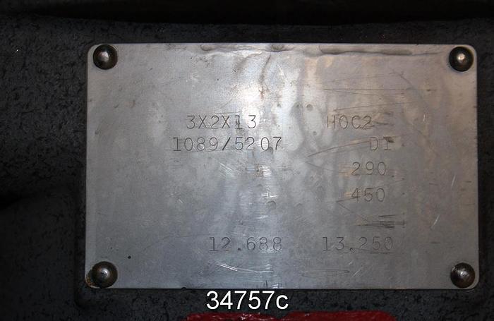 Used Ingersoll Rand HOC2 Power End, 13" Stuffing Box, 5-Vane 12.75" Impeller Diameter #34757