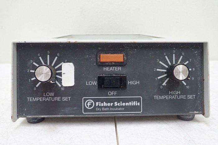 Used Fisher Scientific Dry Bath Incubator, 7.5" x 6" Inside