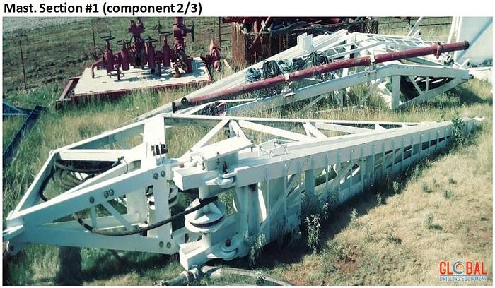 Used Item 0652 : Land Cantilever Rig 1000 HP, Capable of Drilling to 18,000 feet land rig