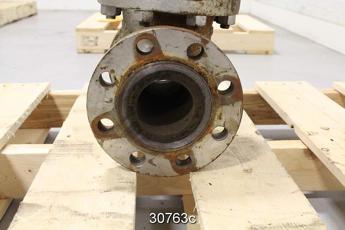 Used Powell 3003N 3" Hand Operated Outside Stem and Yoke Gate Valve #30763