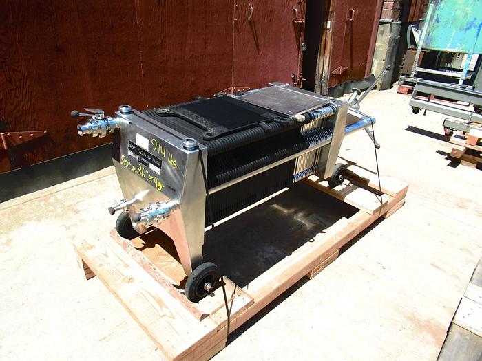 Used Filter, P&F, 15" X 15", PPL and S/st Plates, Seitz, #S742367