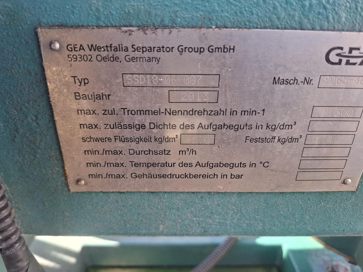 Used Westfalia Centrifuge
