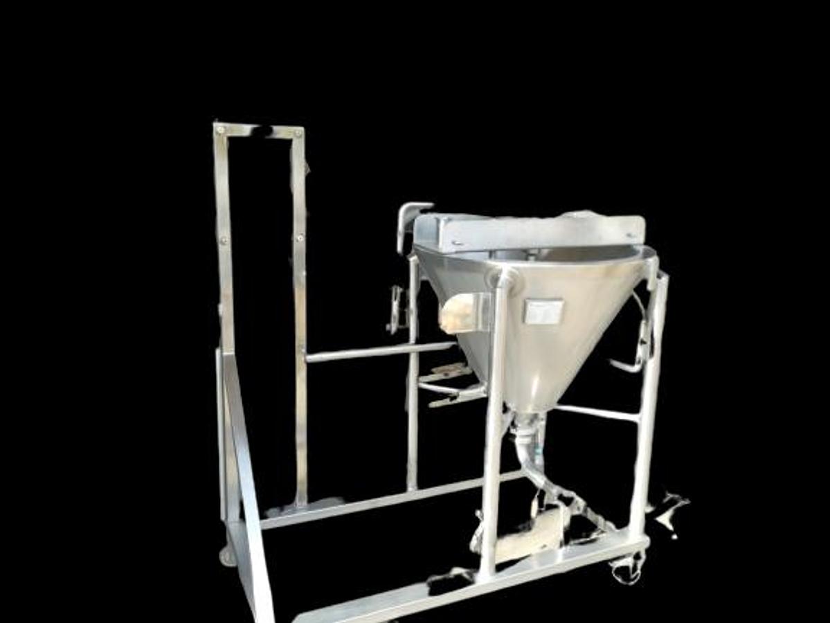 Used Cone mixer + squeegee 100 liters
