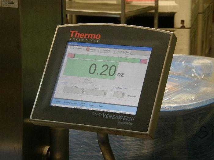 Used Scale, Checkweigher, Inline, Thermo Ramsey, Versaweigh, (2)Scale, Checkweigher, Inline, Thermo Ramsey, Versaweigh, (2) #S742301