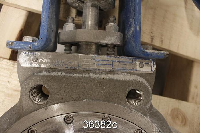 Used Neles Jamesbury 815L-11-3600-MT 6" Hand Operated Butterfly Valve #36382