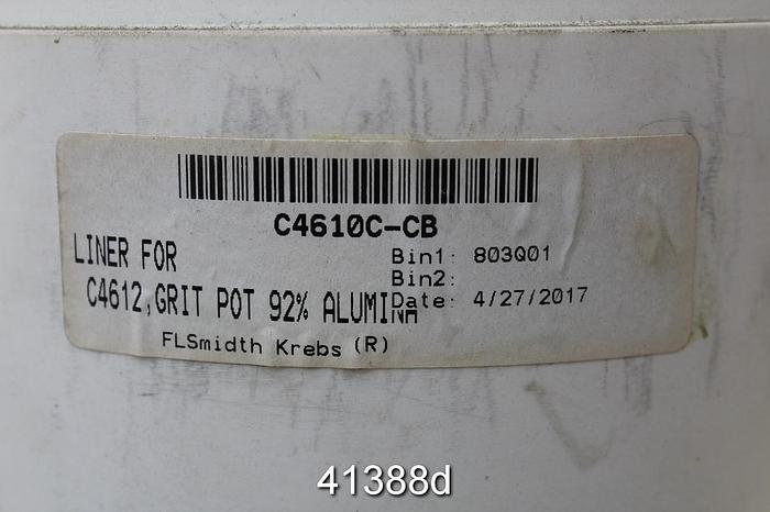 Used Krebs P15 High Density Cleaner Grit Pot Cover Liner #41388