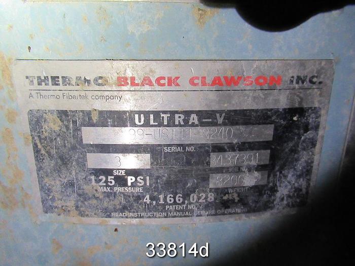 Used Black Clawson Ultra V Size 3 Pressure Screen #33814