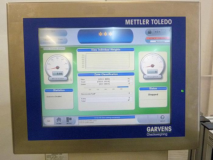 Used R 15002 E - Checkweigher GARVENS XS 3 for Cases / Boxes
