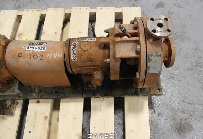 Used Duriron 2X1-10A/84 Pump, 60 Gpm @ 58 Ft. Head, 1800 Rpm #21752