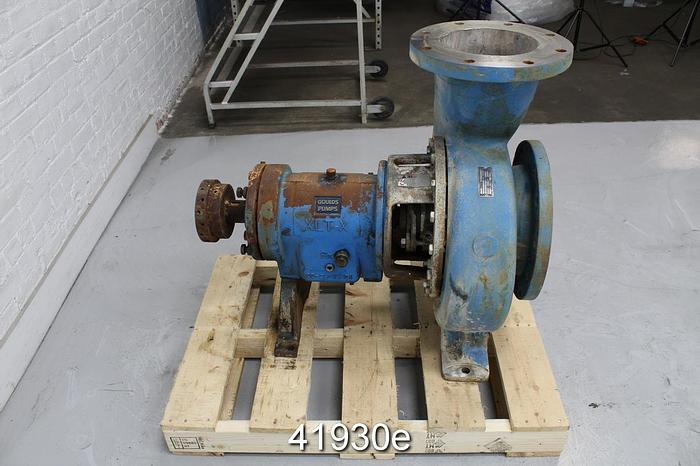 Used Goulds 3196 8x10x13 Pump, SS Casing, 5-Vane SS Impeller #41930