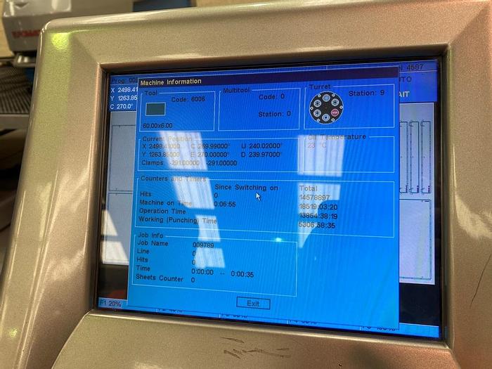 Used 2014 Euromac MTX Flex 12 Hybrid CNC Punching Machine with Automation