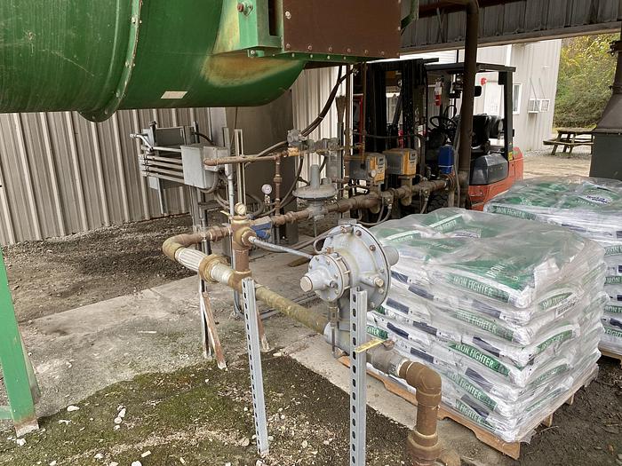 Used Used Duske Model SPD-8000 Carbon Steel Rotary Dryer System