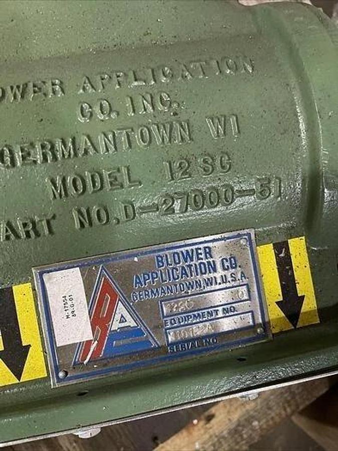 Used BLOAPCO TRIM CHOPPER HEAD MODEL 12SC 0 NEW UNUSED UNIT