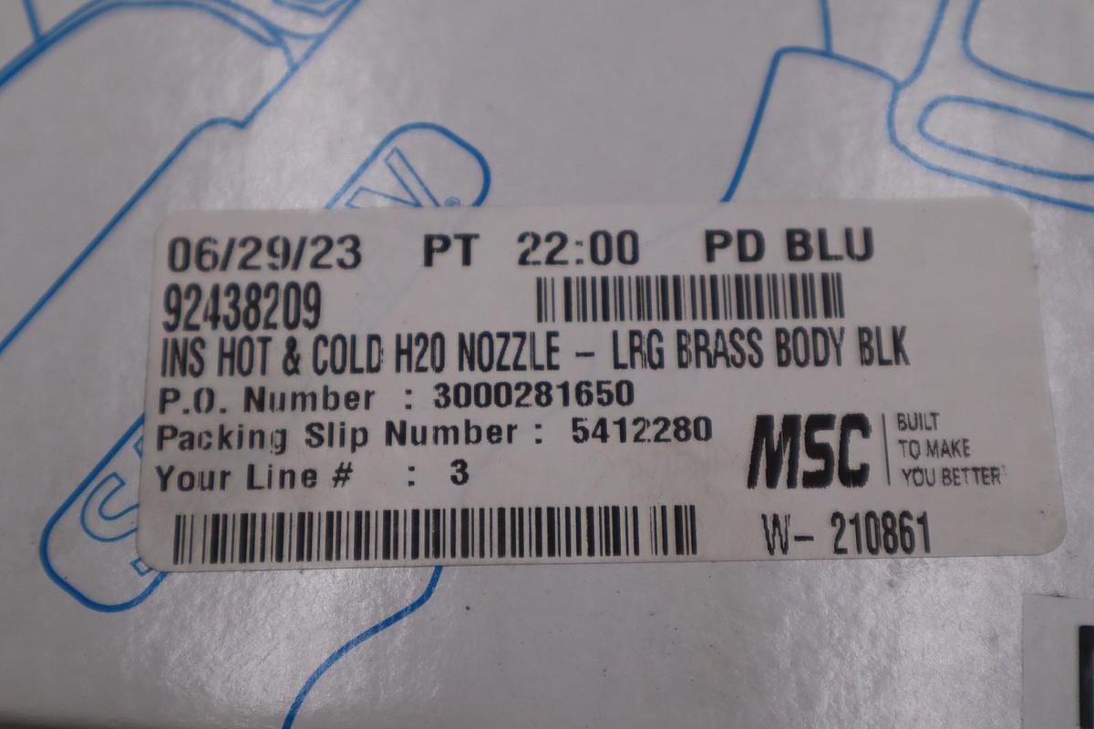 Used NEW OPEN BOX Sani-Lav N8b Spray Nozzle STOCK H380