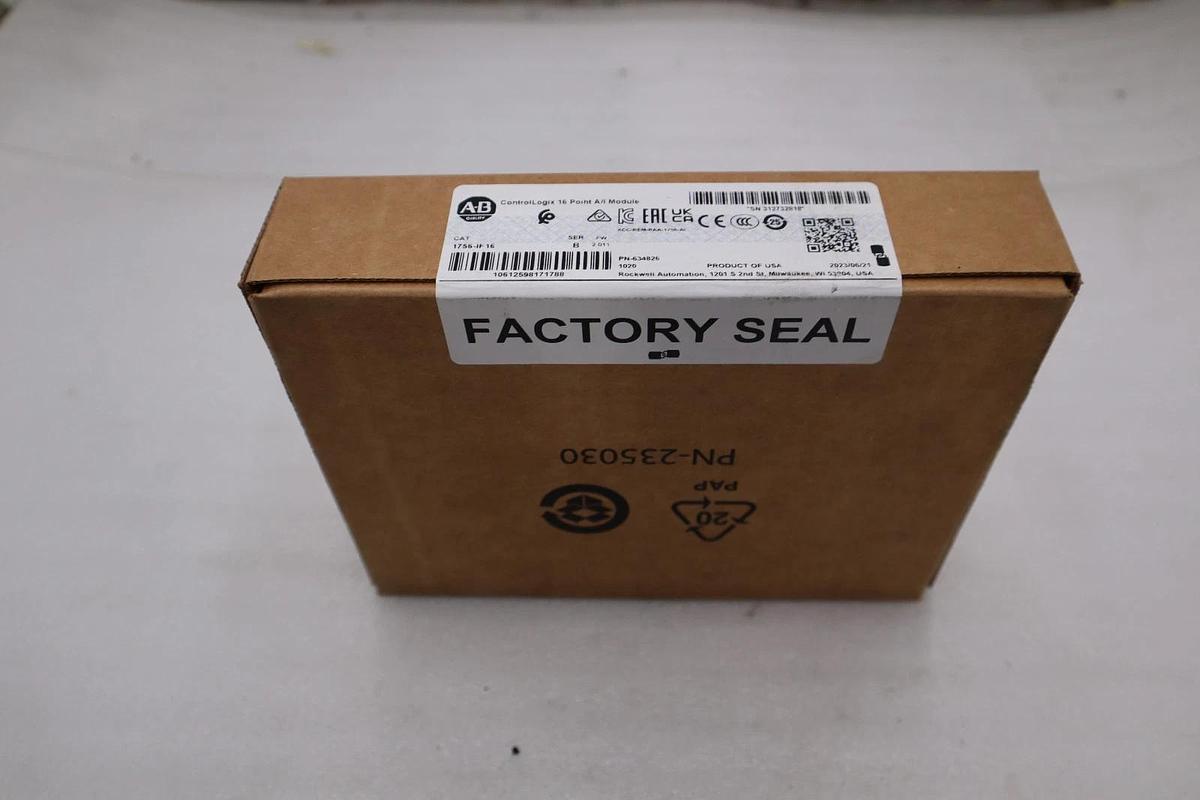 Used SEALED ALLEN-BRADLEY 1756-IF16 SER B FW 2.011 - STOCK GF13