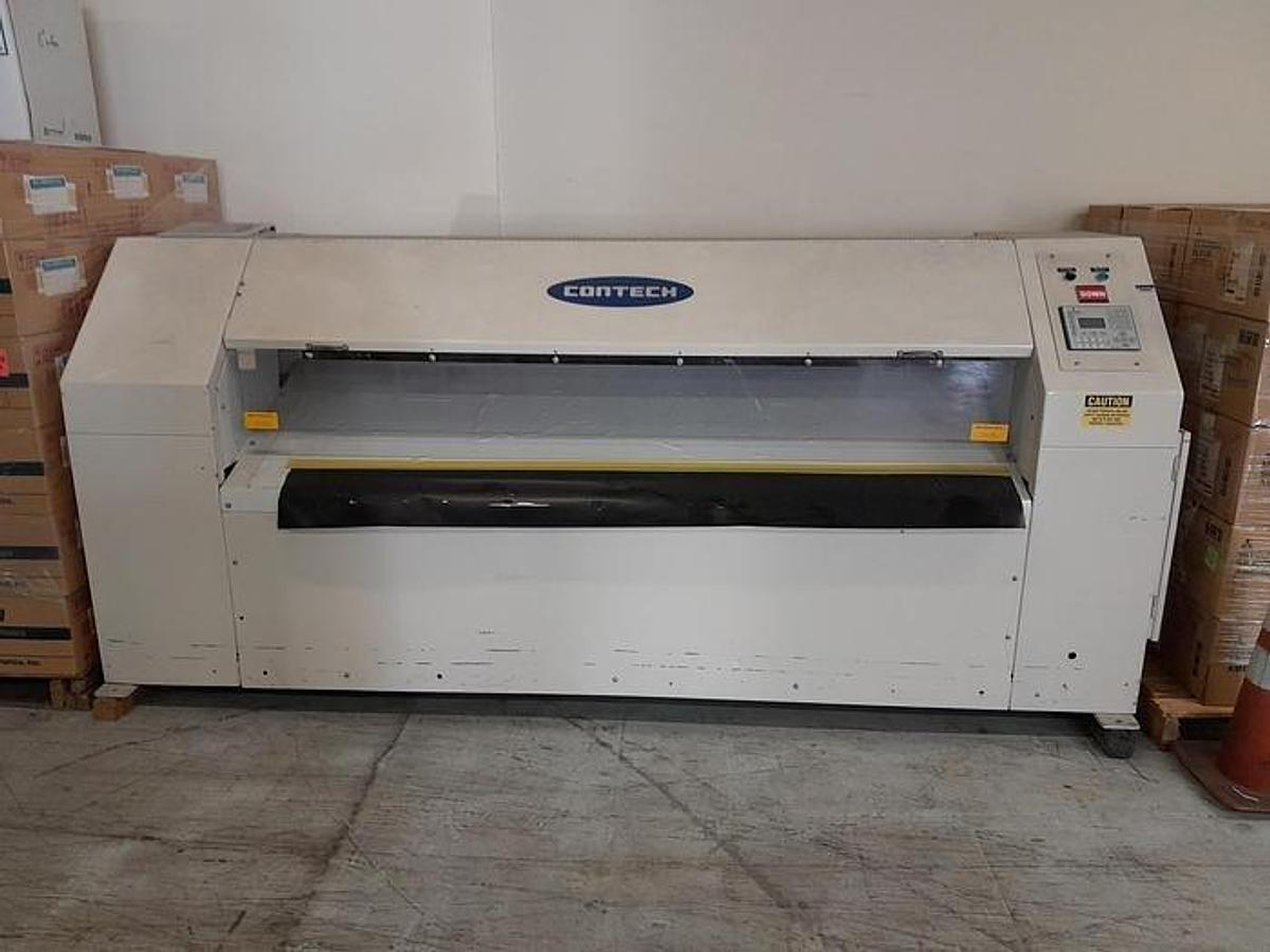 Used 84" CONTECH MODEL CS-84 SINGLE KNIFE SHEETER WITH TIDLAND SHEAR SLITTING