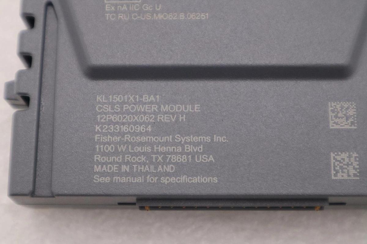 Used EMERSON DELTAV KL1501X1-BA1 CSLS POWER MODUEL KL15011X1BA1 12P6020X062 #K-163-C