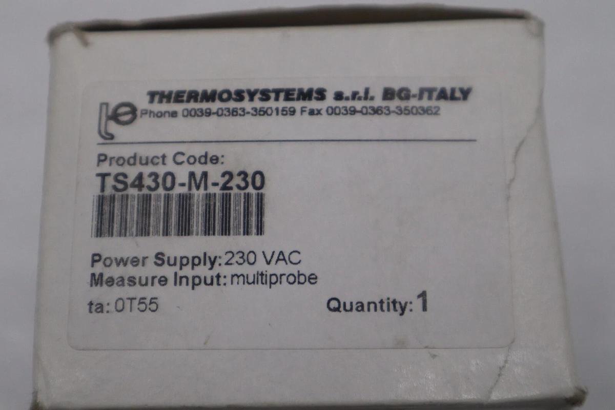 Used NEW TS430-Series Electronic ON/OFF Thermostat Panel Mounting 33x75m STOCK G693A