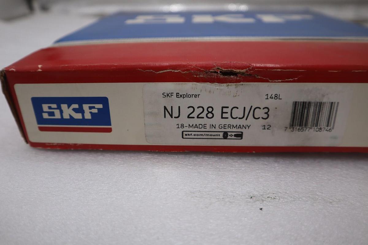 NJ 228 ECJ/C3 - SKF - CYLINDRICAL ROLLER BEARING NEW STOCK 818D