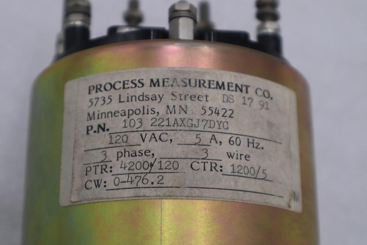 Used PROCESS MEASUREMENT YOKOGAWA 103-221A-XGJ7/DYC / 103221AXGJ7DYC STK GF756