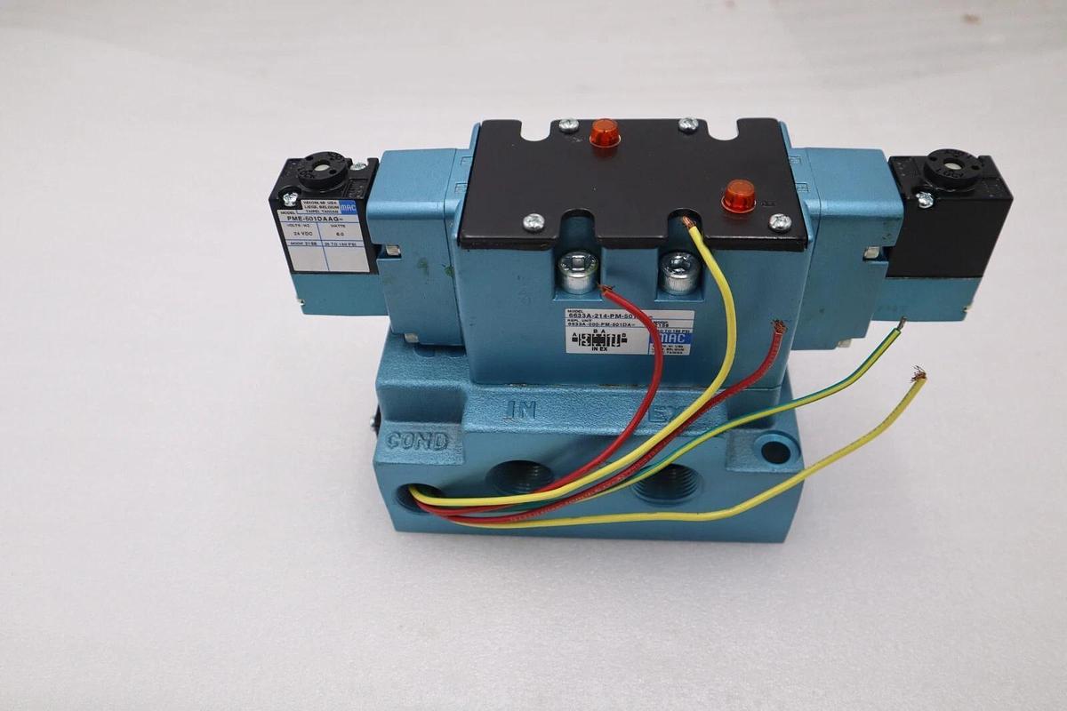 NEW MAC VALVES INC 6633A-214-PM-501DA / 6633A214PM501DA STOCK H104