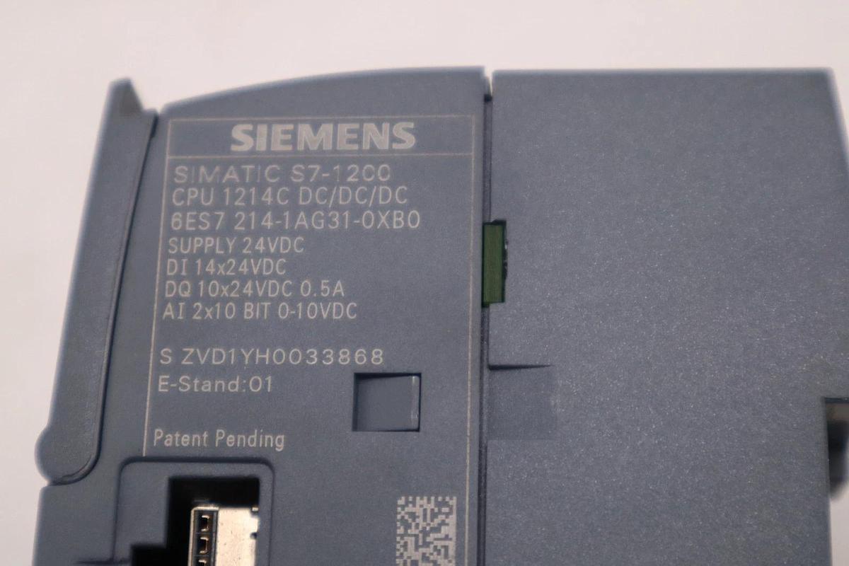 Used SIEMENS 6ES7 214-1AG31-0XB0/ 6ES72141AG310XB0 CPU MODULE STOCK H359A