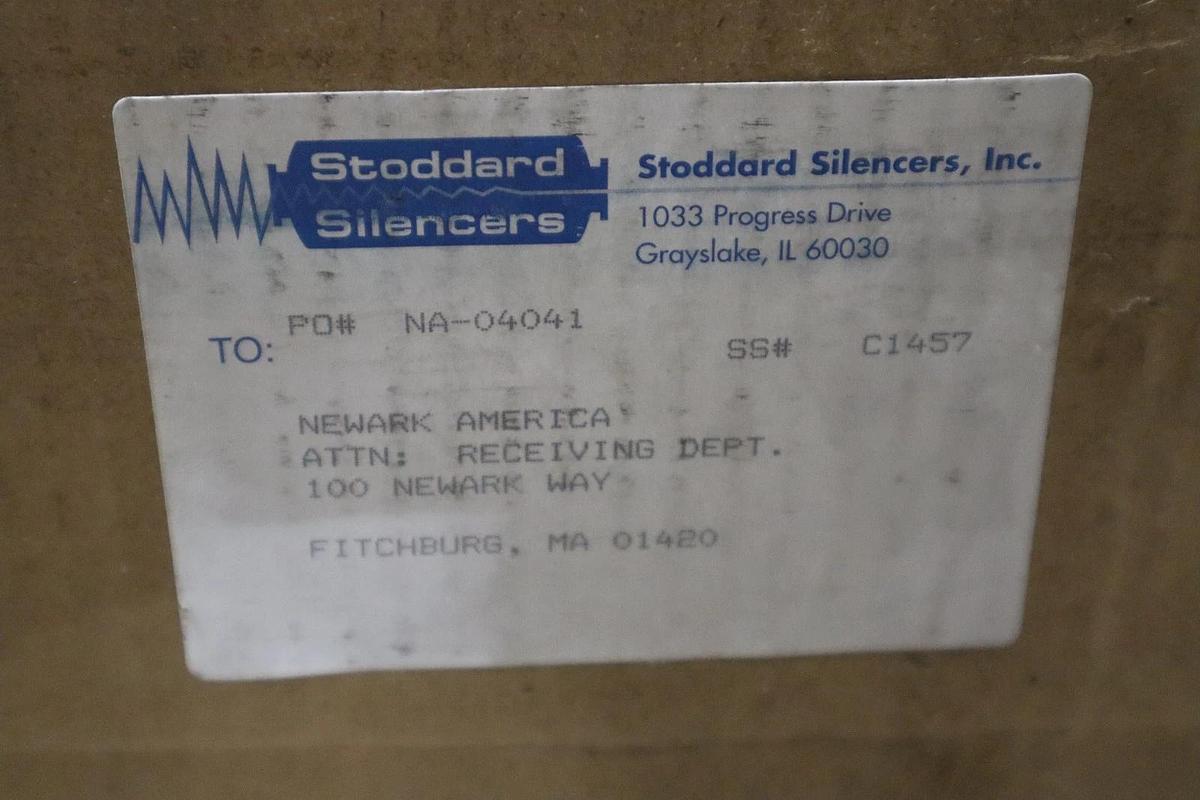 Used STODDARD SILENCERS F64-8 Stoddard 8″ Flange Filter/Silencer - STOCK HP-179