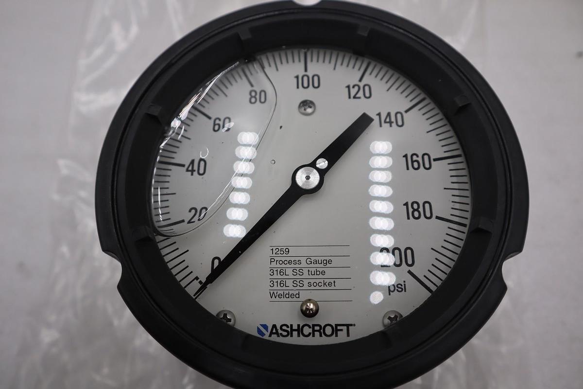 ASHCROFT 1259 Process Gauge 316L SS Tube 316L SS Socket Welded - STOCK GF398