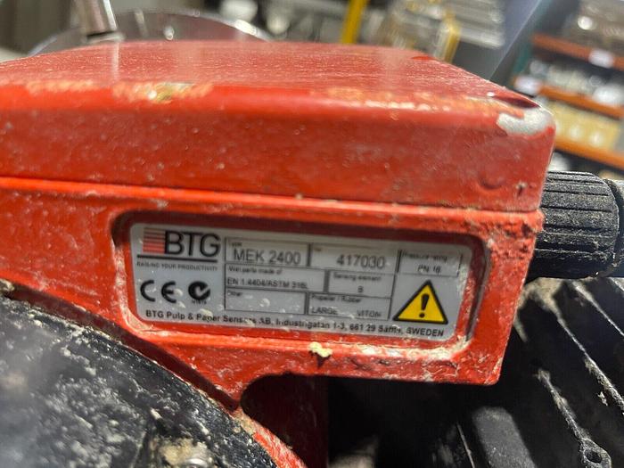 Used BTG MEK-2400 CONSISTENCY TRANSMITTER STOCK 2240-A