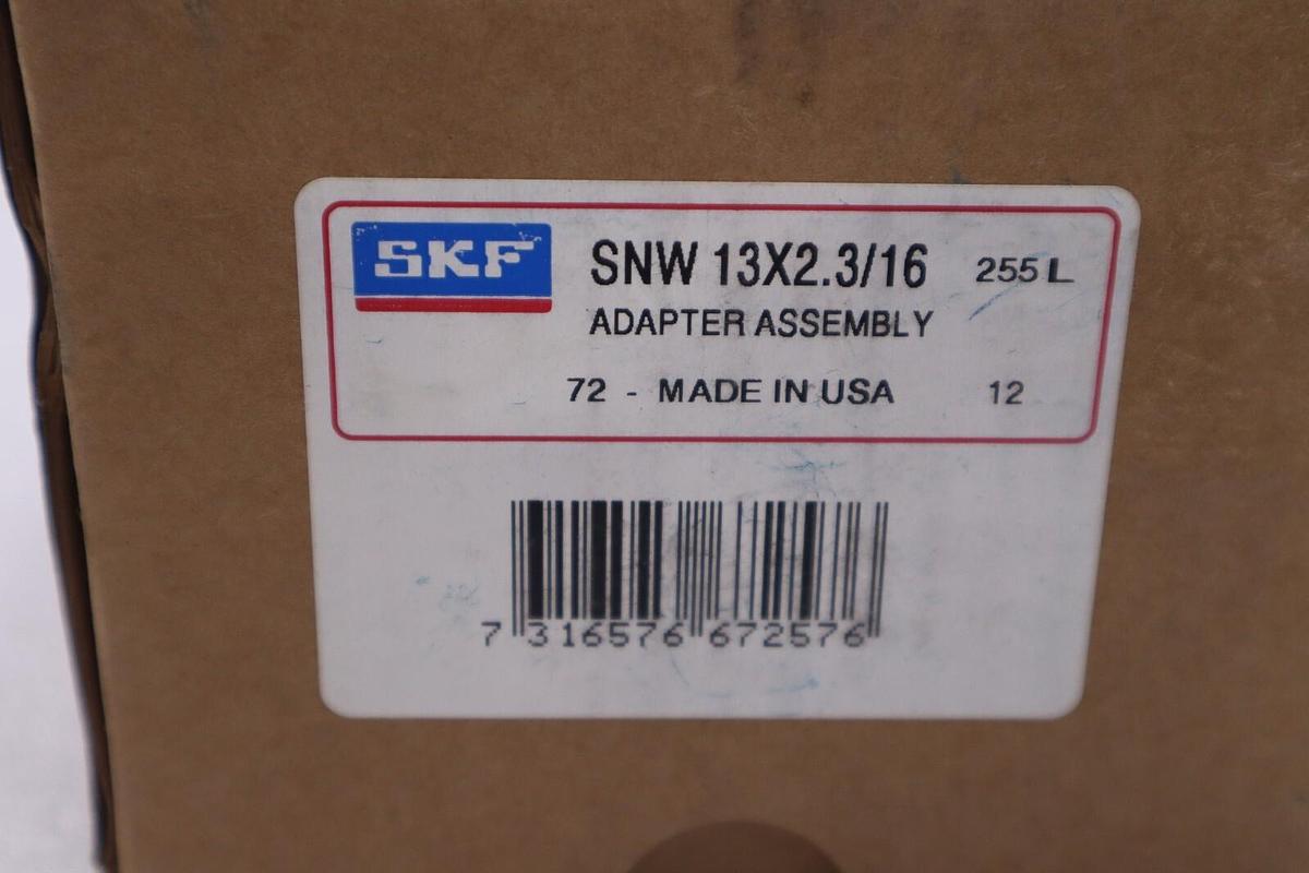 Used NEW OPEN BOX SKF SNW 13X2.3/16 Bearing Adapter Sleeve STOCK K-608-A