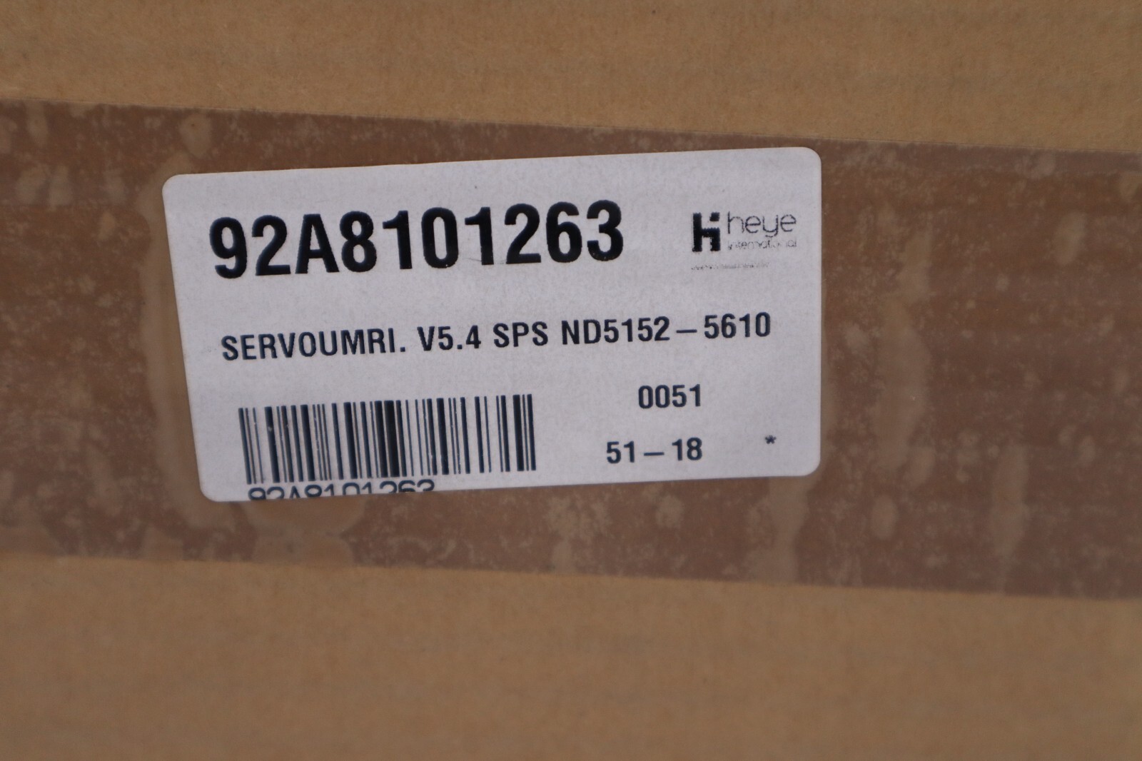HEYE INTERNATIONAL SERVOUMRICHTER10A / 92A8101263 ND5152-5610 NEW IN BOX #H36