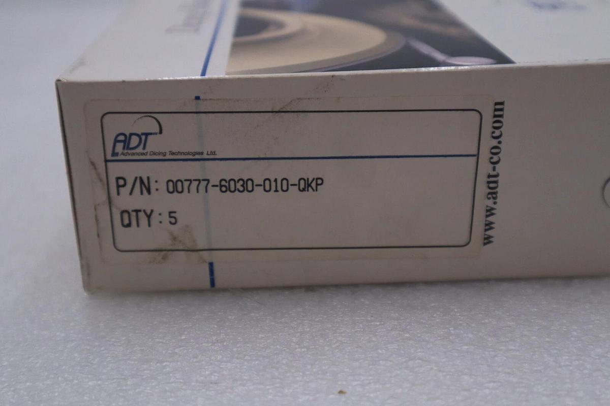 Used Dicing Blades 00777-6030-010-QKP S/N 07030906 Quantity of 5 New Stock #2659