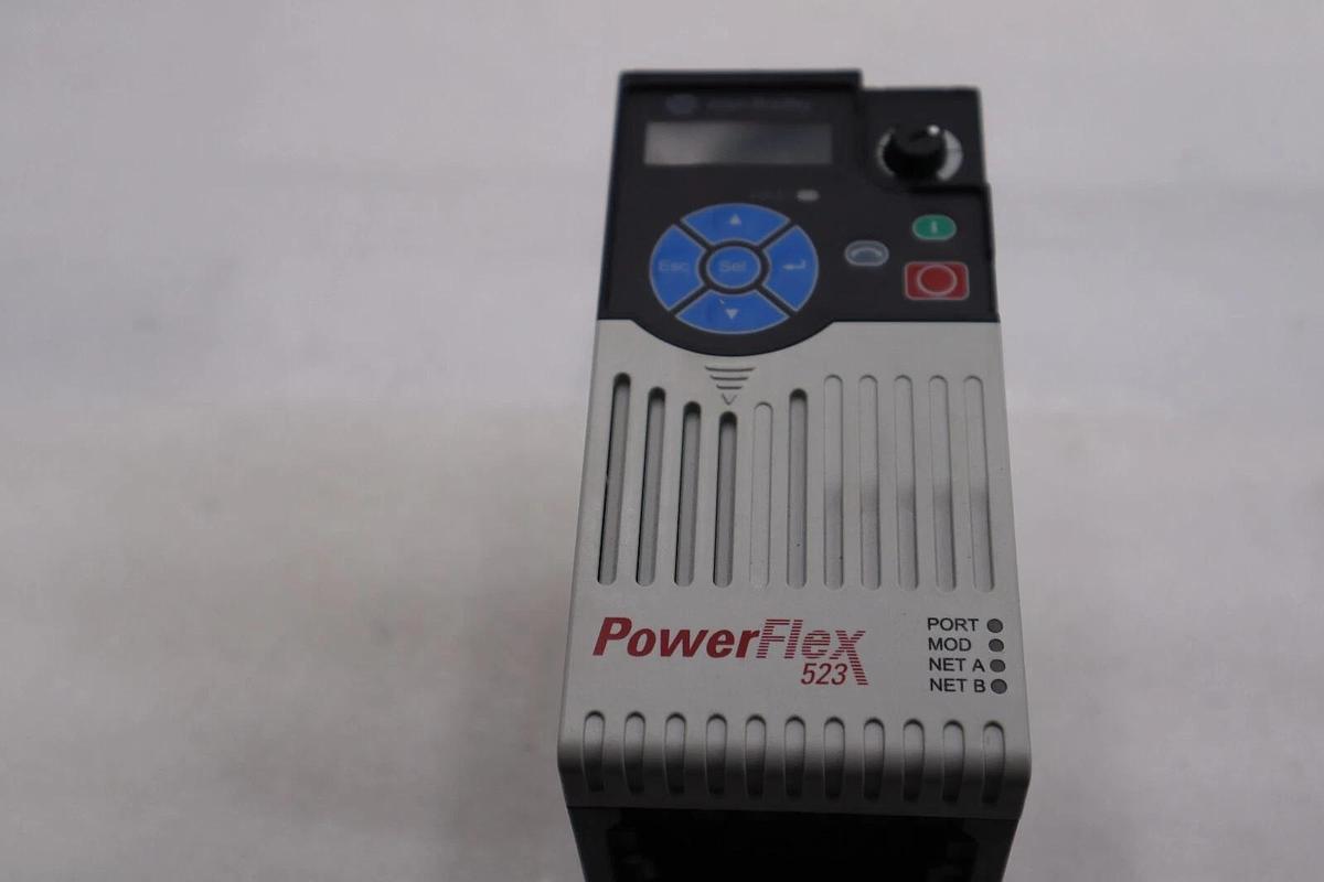 Used ALLEN BRADLEY 25A-D4P0N104 POWERFLEX 523 1.5kW/2.0HP SER A STOCK #1891