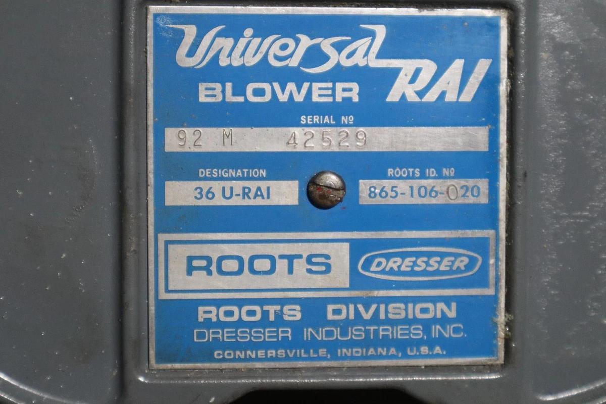 Used 865-106-020 DRESSER ROOTS Rotary Lobe Blower NEW IN BOX STOCK S-709