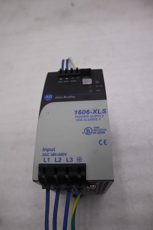 Used ALLEN BRADLEY 1606-XLS480E SER A DC Power Supply 1606XLS480E STOCK L-727-A