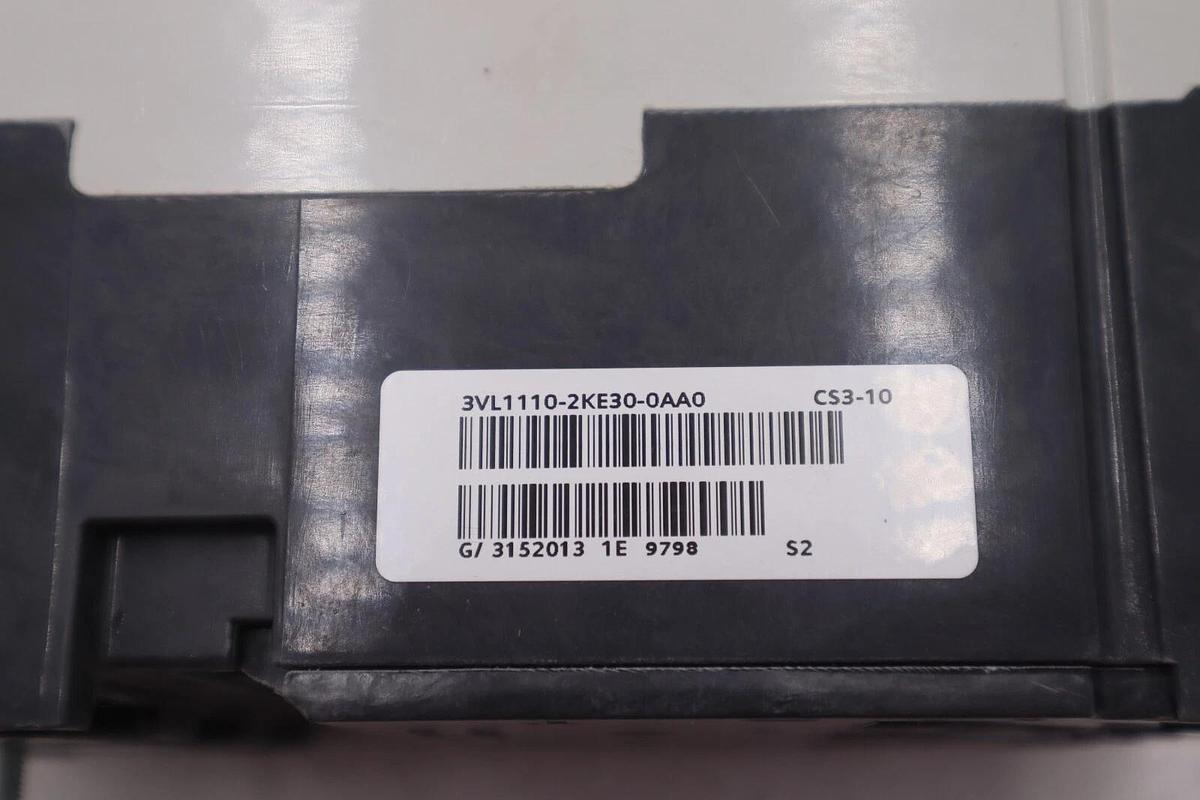 Used SIEMENS 3VL1110-2KE30-0AA0 CIRCUIT BREAKER 100A STOCK 3310