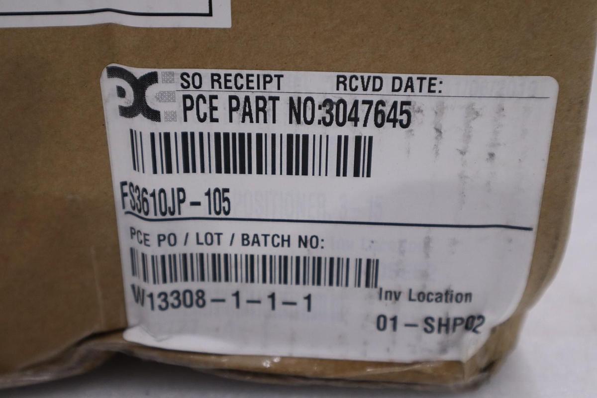 FISHER EMERSON 3610JP VALVE POSITIONER NEW IN BOX STOCK GF-406