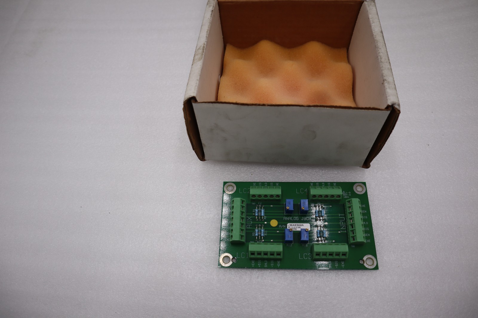 Used NEW IN BOX ANALOG JBOX 13640300A CIRCUIT BOARD STOCK H1041