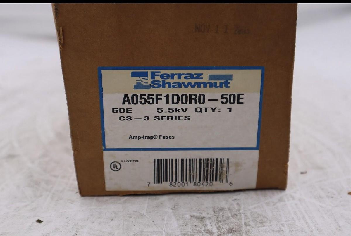 MERSEN A055F1D0R0-50E / A055F1D0R050E BRAND NEW IN BOX FERRAZ SHAWMUT L-170