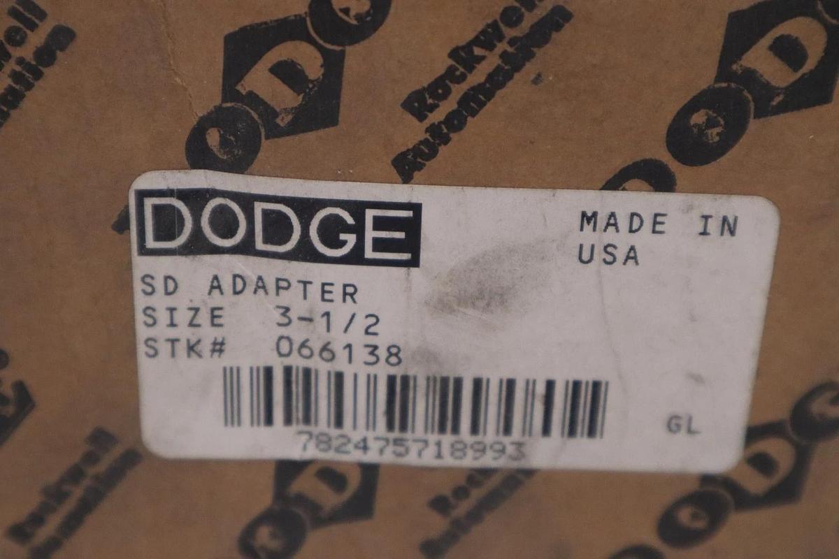 NEW OPEN BOX DODGE 066138 SD ADAPTER 3-1/2"  STOCK 5714CC