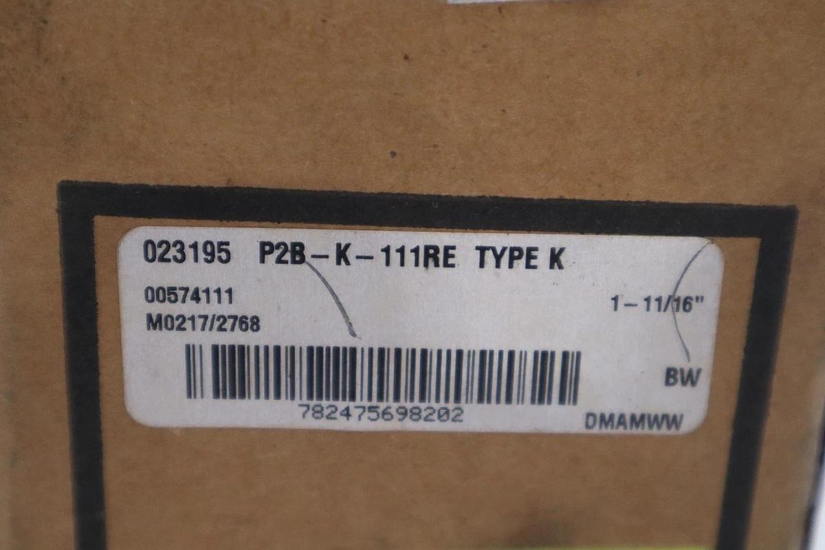 Used DODGE 023195 P2B-K-111RE TYPE K SPLIT PILLOW BLOCK BEARING STOCK 5223CC