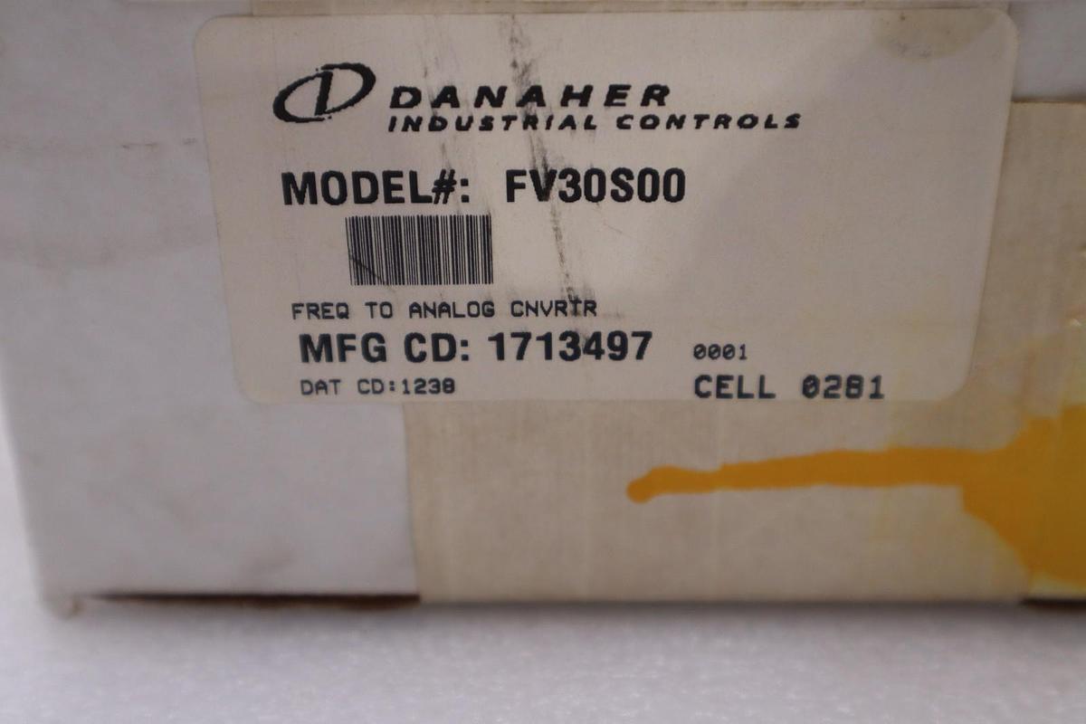 Used DANAHER CONTROLS FV30S00 ENCODER MFG. CD 1713497 - NEW UNIT - STOCK GF449A