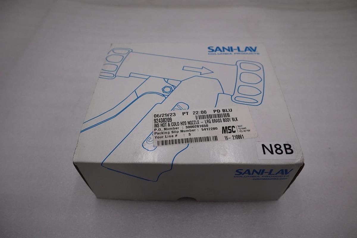 Used NEW OPEN BOX Sani-Lav N8b Spray Nozzle STOCK H380