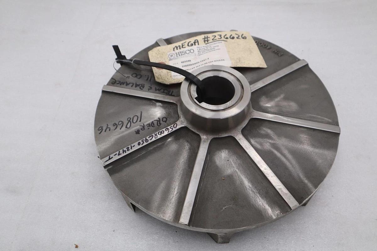 Used GOULDS 056008G950-1247-T 4X4-12 HS CD4 IMPELLER - STOCK GF725