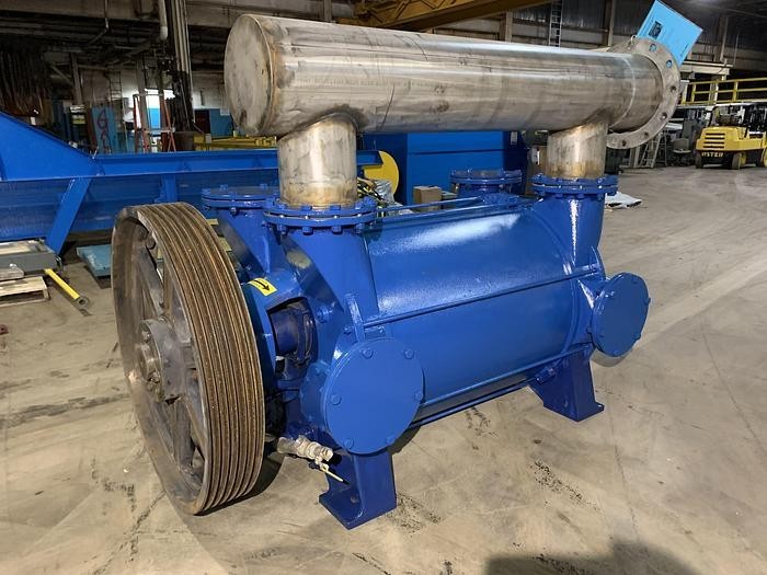 Used NES MODEL 2BE 42 2BE3426-2BY3-3 SINGLE STAGE VACUUM PUMP
