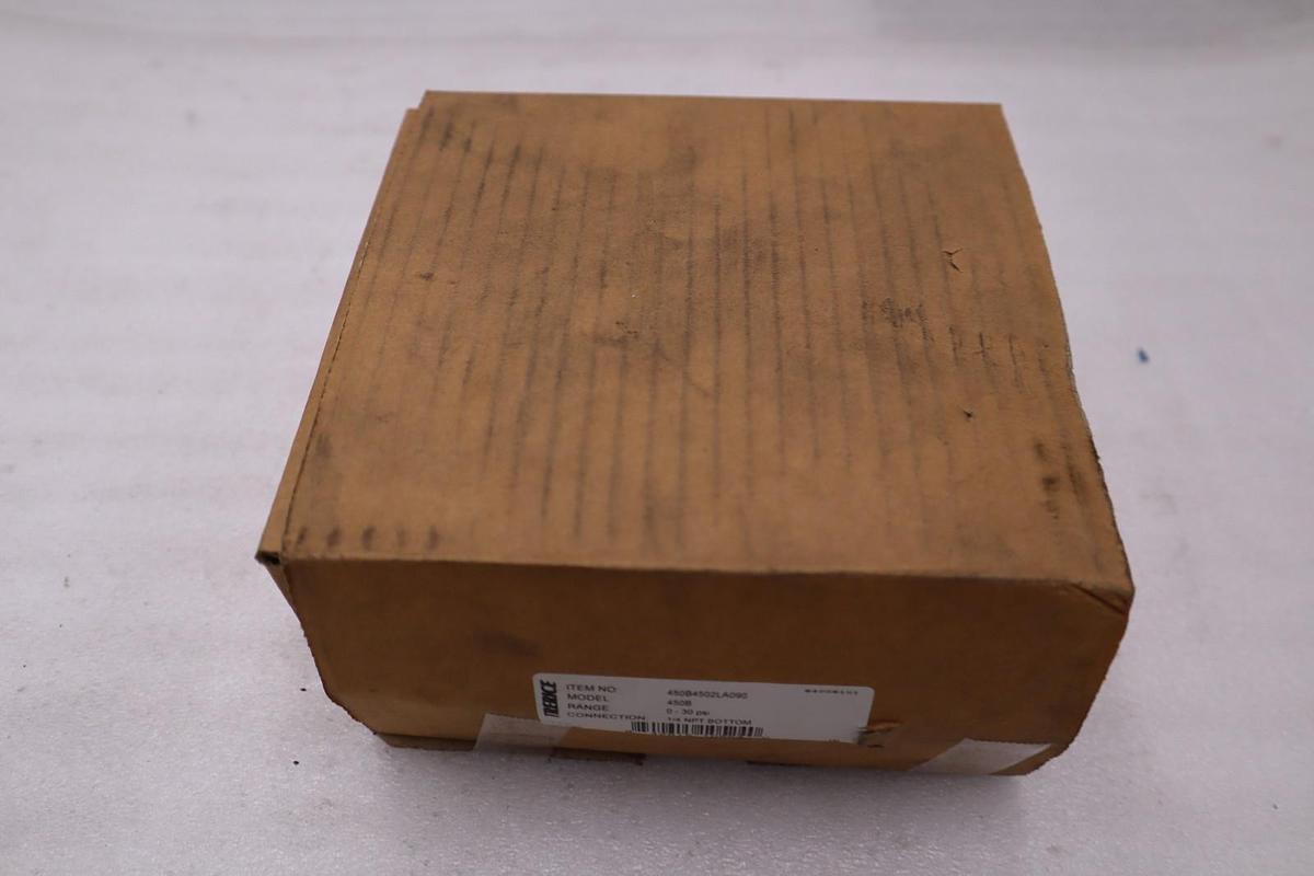New Trerice 450B4502LA090 Process Gauge 450B 0-30psi 1/4" NPT - STOCK 3126CC